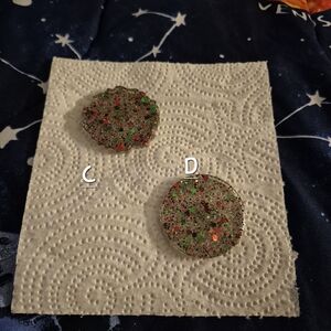 Hand Crafted Glitter Phone Grips / Sockets - Festive Colors